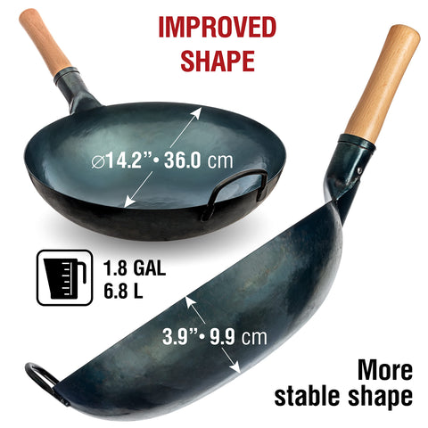 YOSUKATA Pow Wok stir-fry action demonstrates fast, flavorful sautéing.