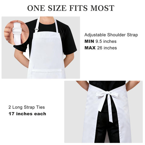 Yotache apron adjustable neck strap lets you tailor comfort.