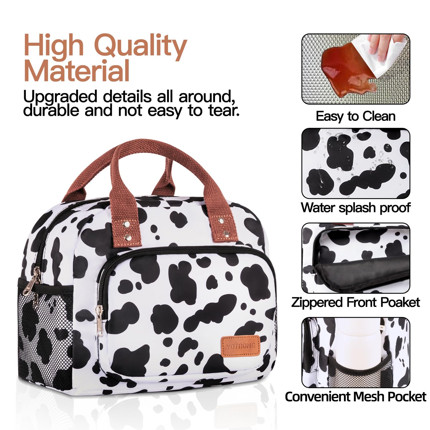Yotrone insulated design keeps meals warm or cool for hours.