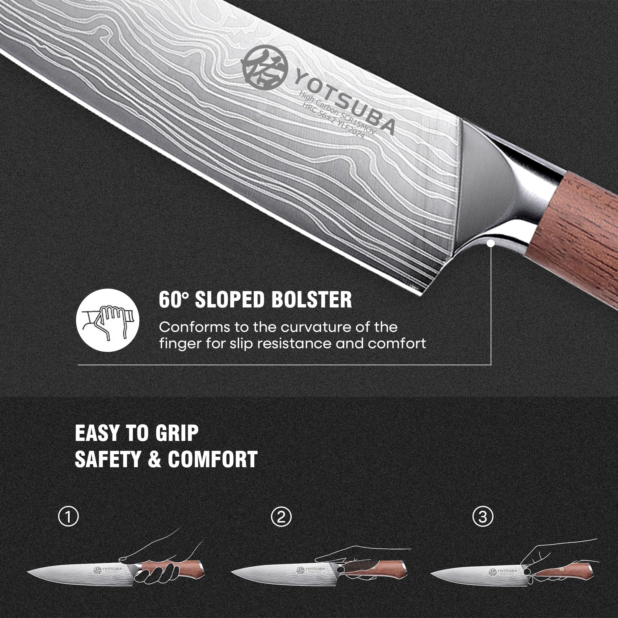 YOTSUBA balanced design enhances control and comfort