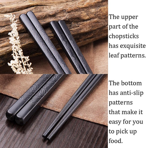 Youda chopsticks are dishwasher safe for quick cleanup after meals.
