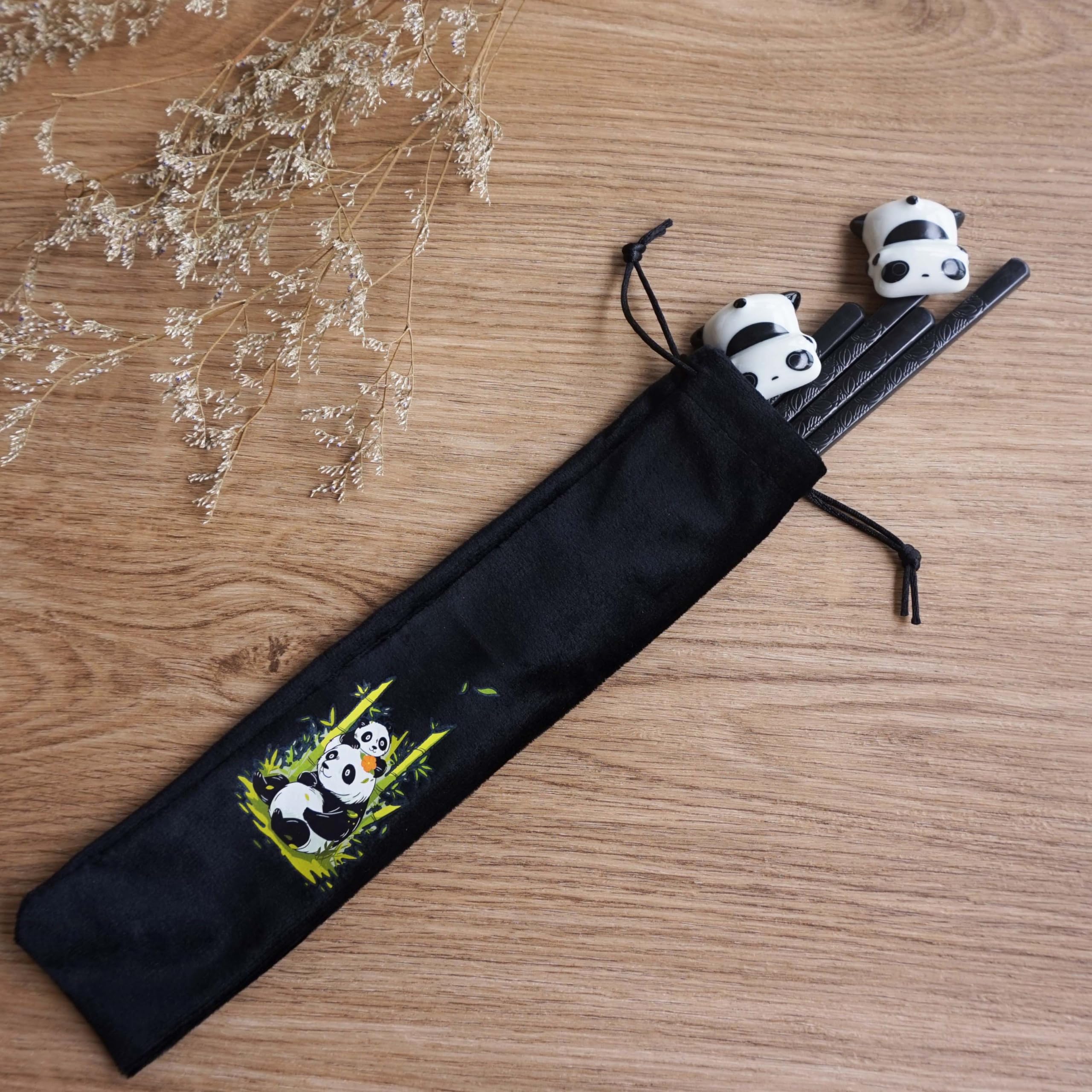 Youda panda storage bag keeps the set organized and portable.