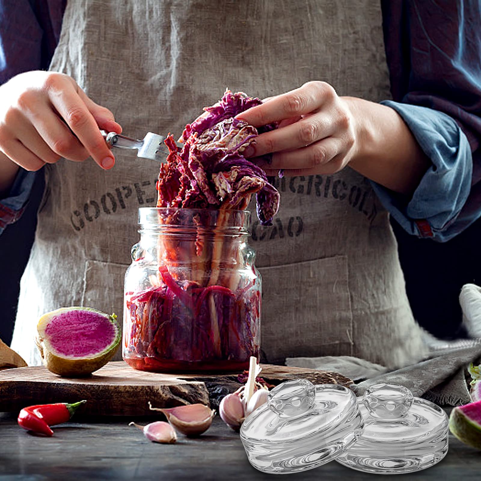 Youeon 9-pack weights fit standard wide-mouth jars for small batches