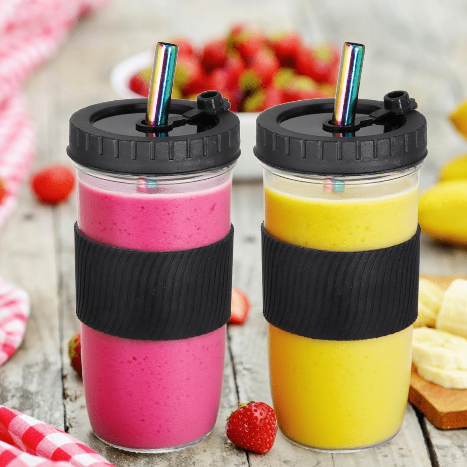 Youeon boba tea cups designed for bubble tea enthusiasts