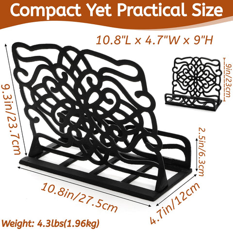 Youeon floral pattern decorative stand adds classic charm to kitchen decor.