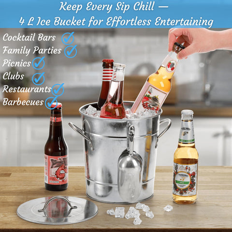 Youeon outdoor party bucket ideal for patios and pools