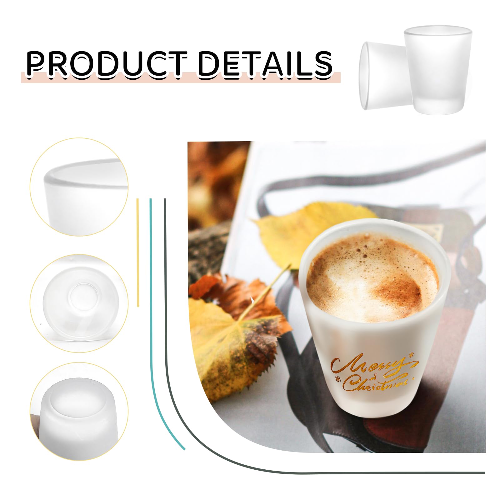 YOUKE OLA 1.5oz shot glass for small portions and parties.
