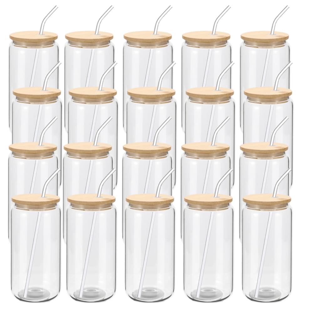 YOUKE OLA beer-can glass 16oz with lid and straw for refreshing beverages