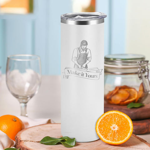 DIY gift idea tumbler, perfect for weddings or parties.
