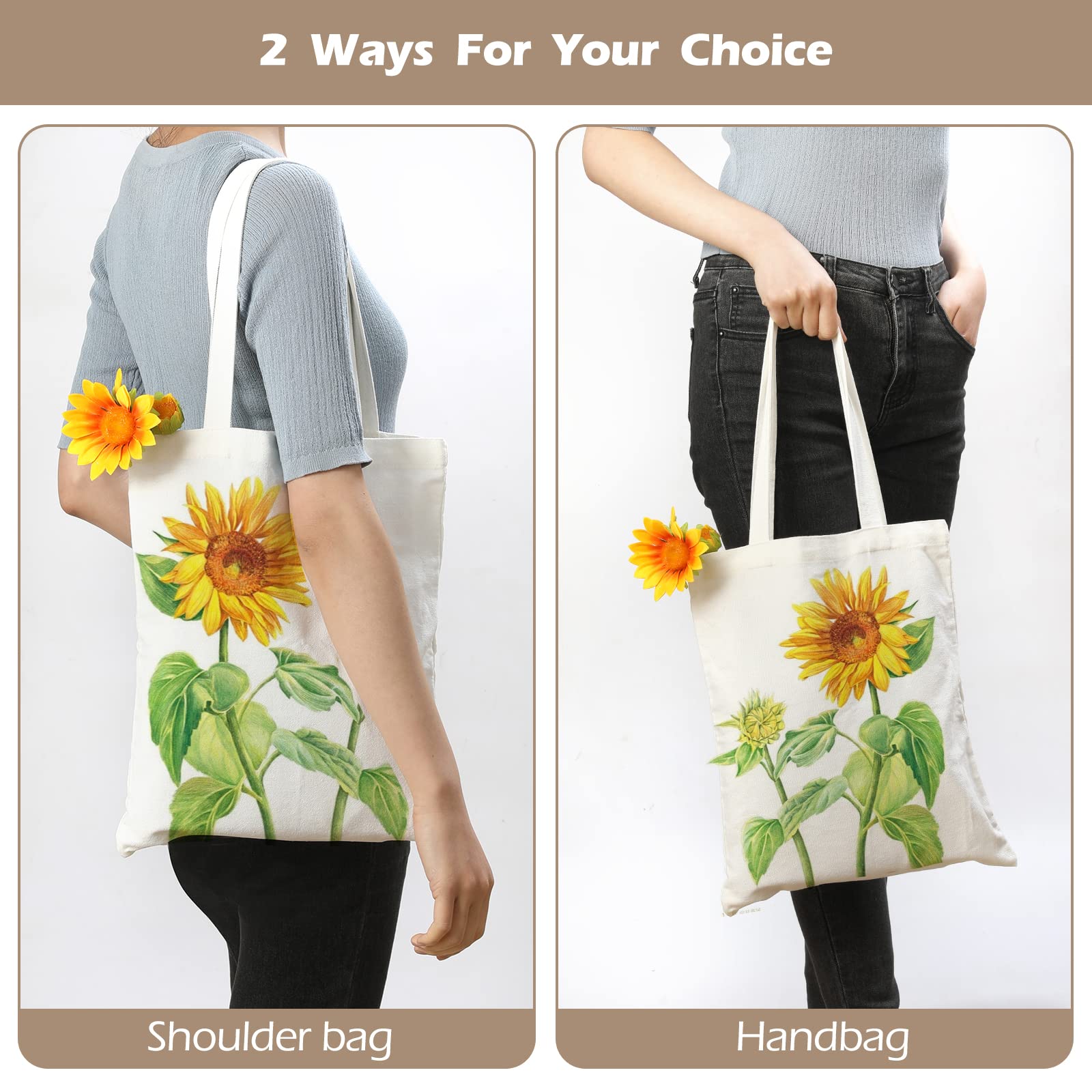 YOUKE OLA tote bag suited for embroidery and heat press projects