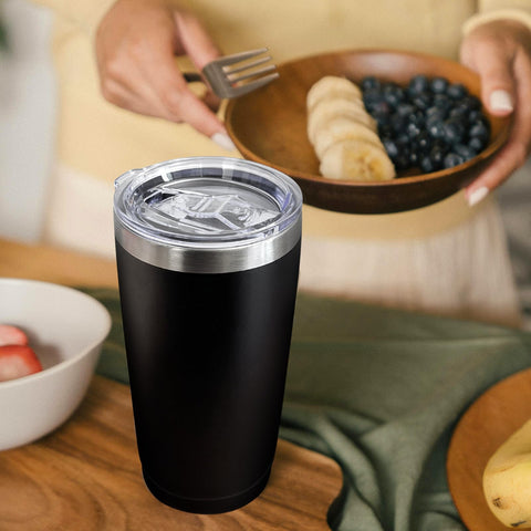 Engrave-friendly YOUKE OLA tumbler shows personalized art