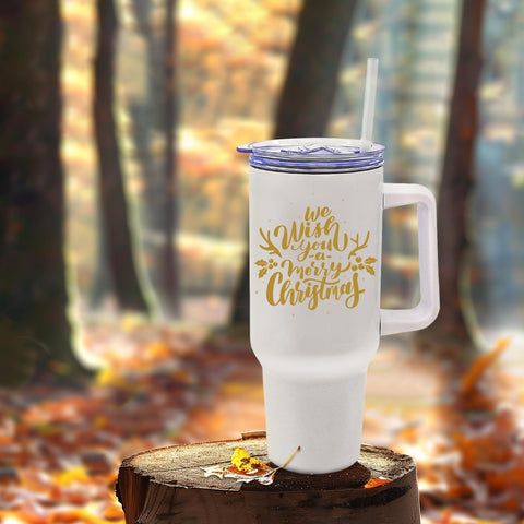 YOUKE OLA stainless steel insulated tumbler in double-wall construction.