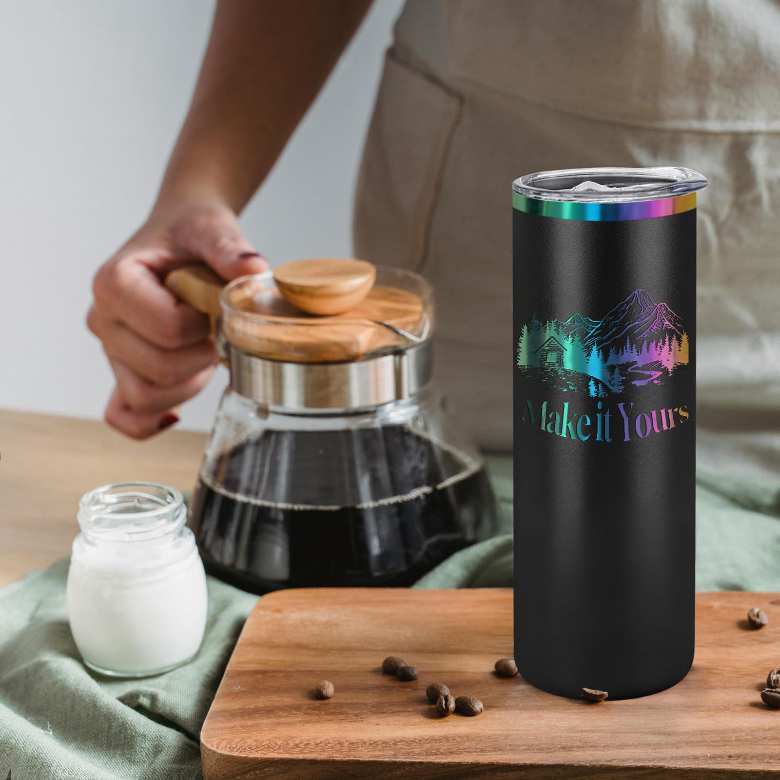 YOUKE OLA straw brushes pack complements the tumbler set