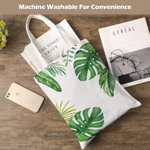 YOUKE OLA washable canvas tote for reusable daily use and errands