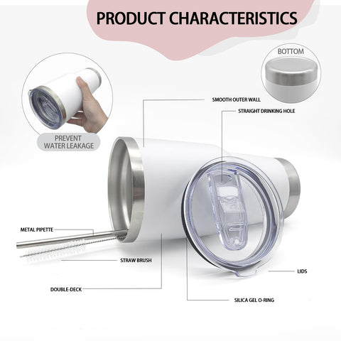 YOUKE OLA stainless steel straw set with brushes for easy cleaning.