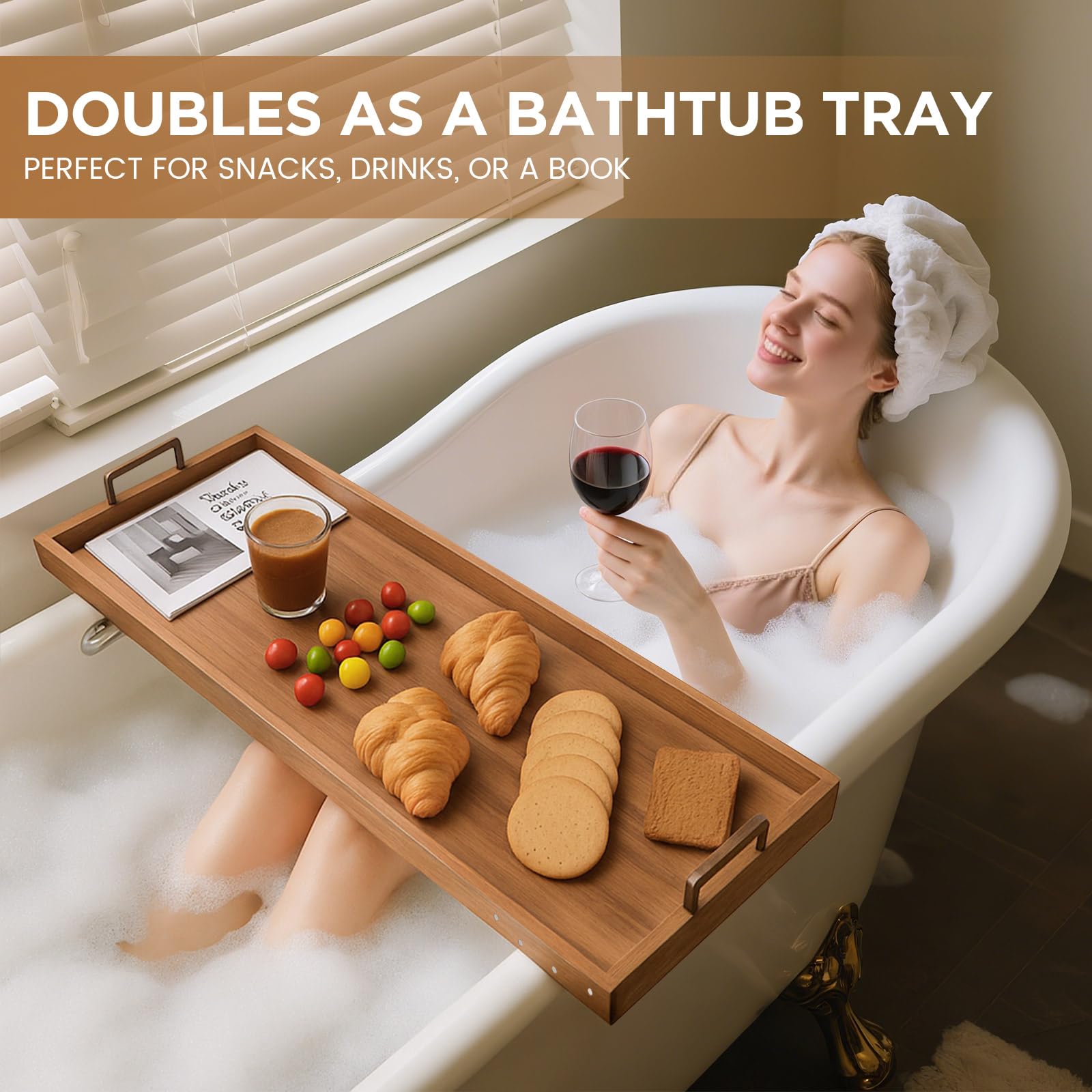 Young Speeds serving board on dining table ready for elegant holiday spreads.