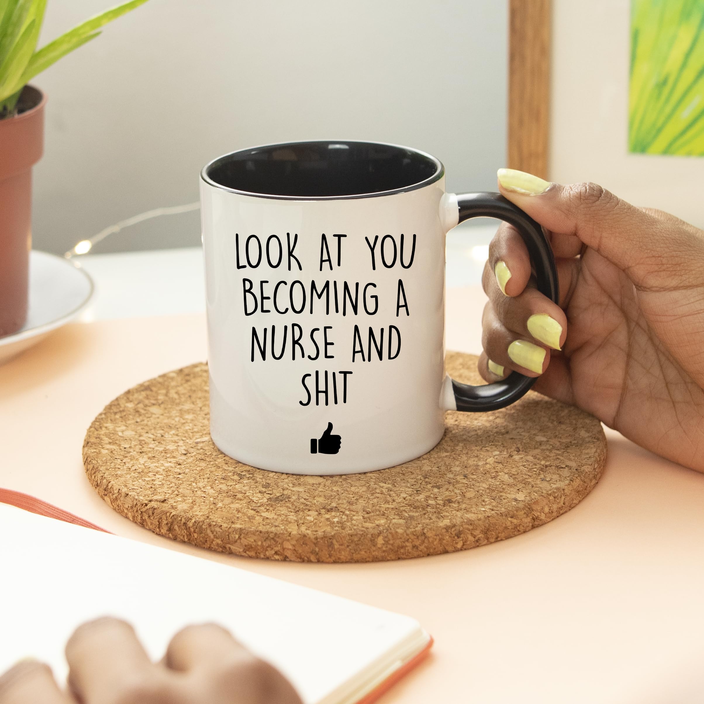 YouNique Designs nursing mug highlights the family-owned touch.