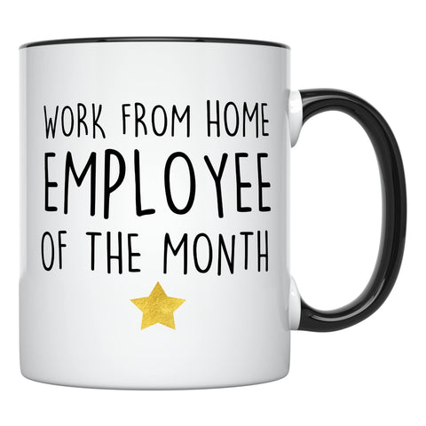 YouNique Designs work-from-home mug front view with double-sided print for all angles.