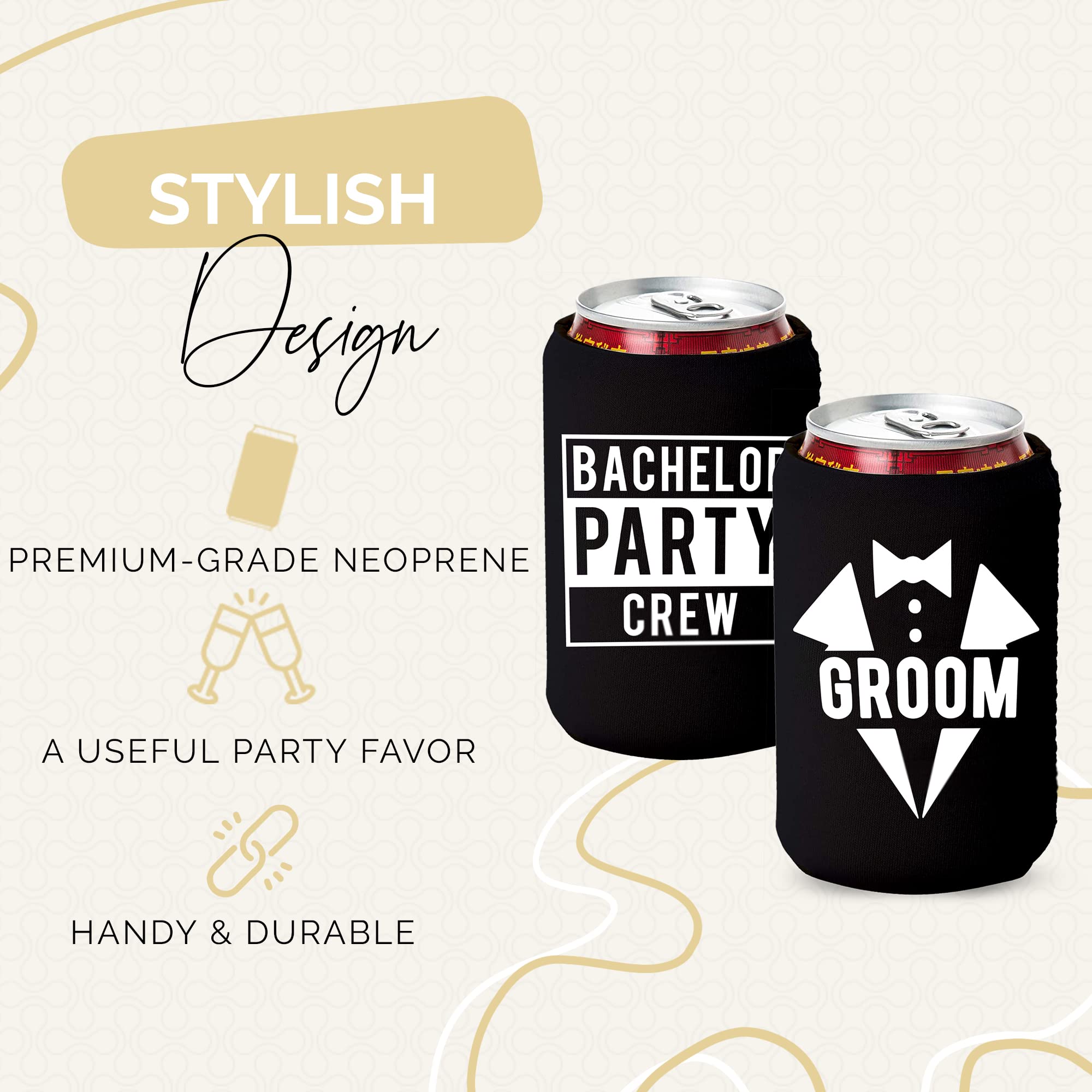 Your Dream Party Shop durable can cooler material keeps beverages cold longer.