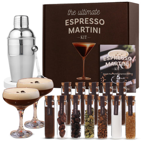 Your Dream Party Shop espresso martini kit shaker for precise mixing.