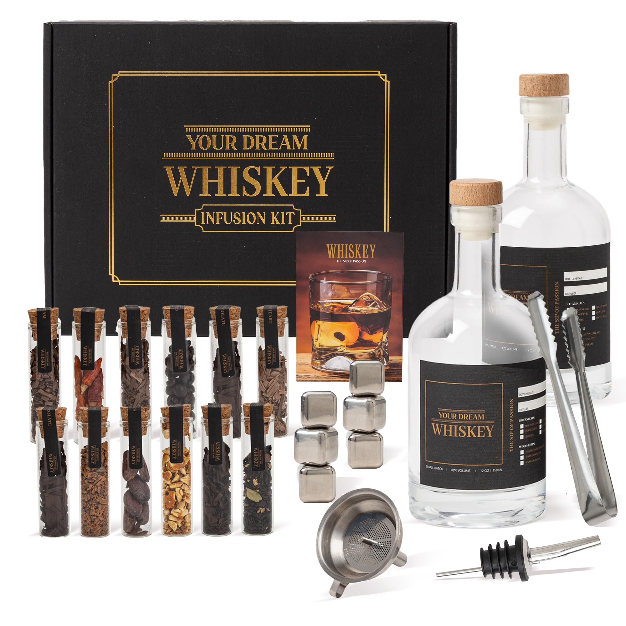 Your Dream Party Shop whiskey-making-kit bottle pour for smooth tastings