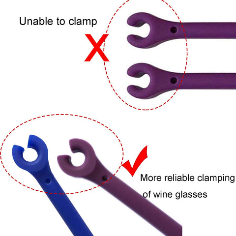 YouU UoYu Tether flexible rods fit top or bottom dishwasher racks for stability.