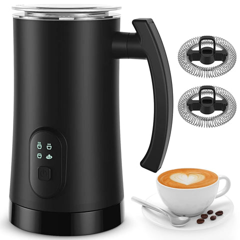 yoyomax electric milk frother 4-in-1 heats milk quickly for café drinks