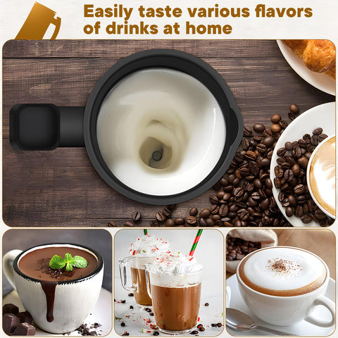Yoyomax milk frother all in one device supports warm foam and drinks.