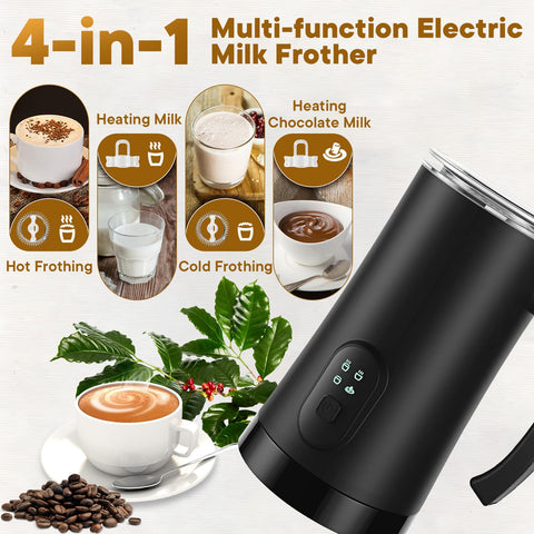 Yoyomax milk frother easy clean interior and exterior wipe.