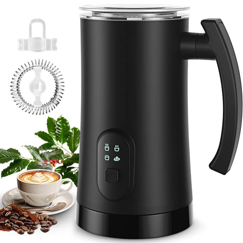 Yoyomax milk frother foam creation for cafe-style drinks at home.