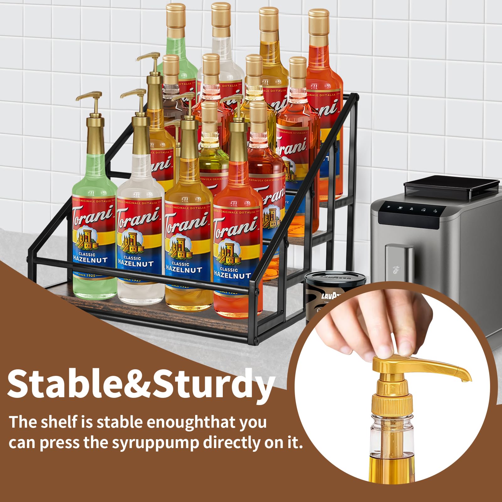 YQBRAO bathroom toiletries organizer saves vanity space.