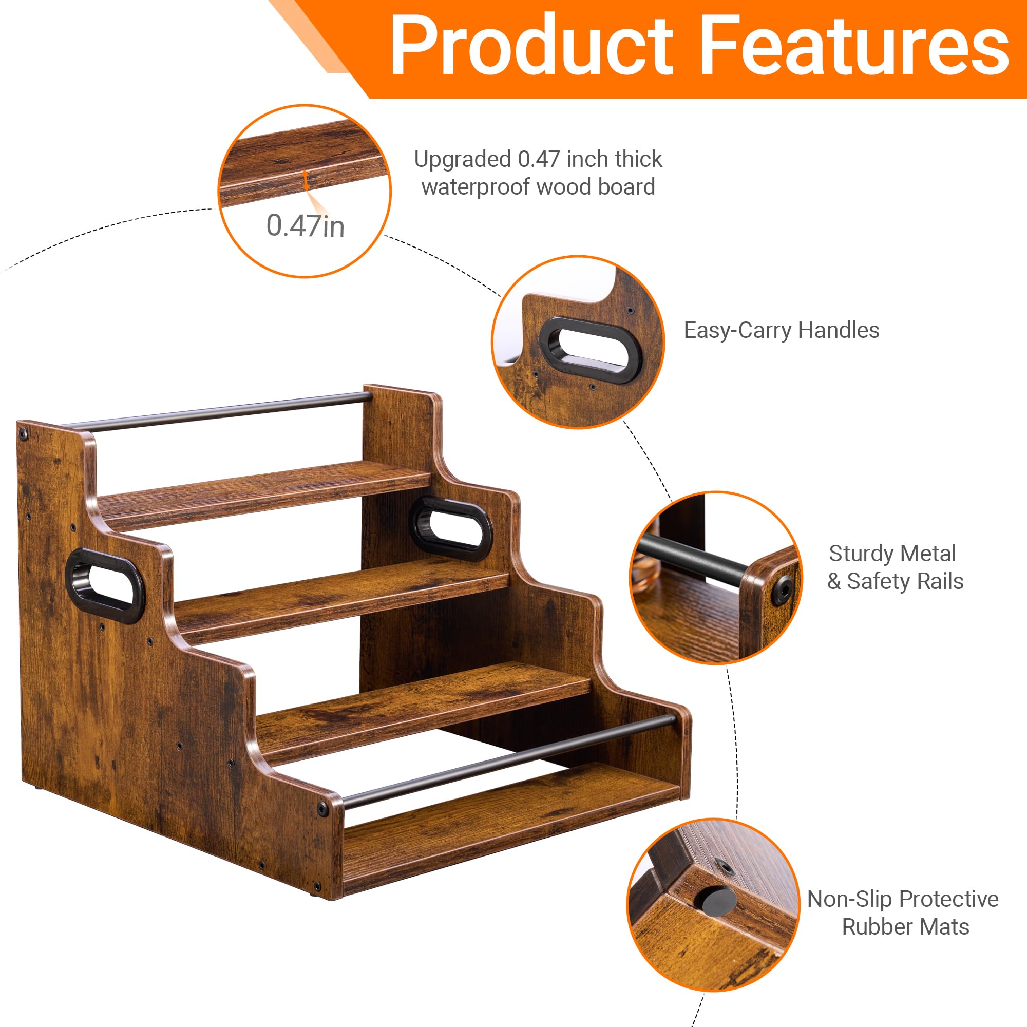 YQBRAO water bottle organizer stores tall bottles securely and accessibly.