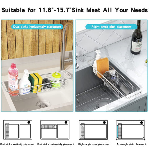 YQh measure your sink width 12–16 inches before buying.