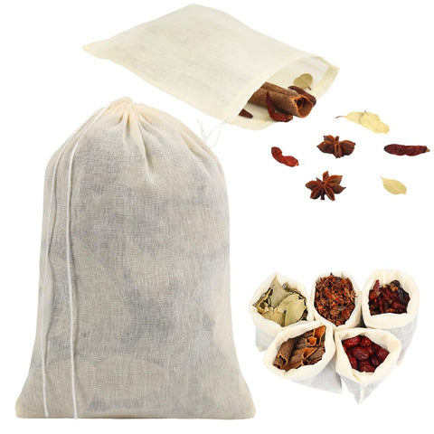YQL Spice Bags with a drawstring for easy sealing and reuse.