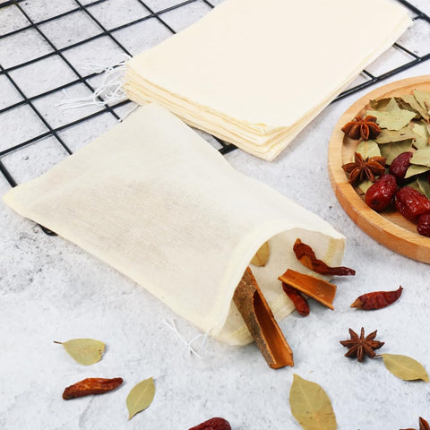 YQL Tea Filter Bags featuring fine mesh to strain while infusing.