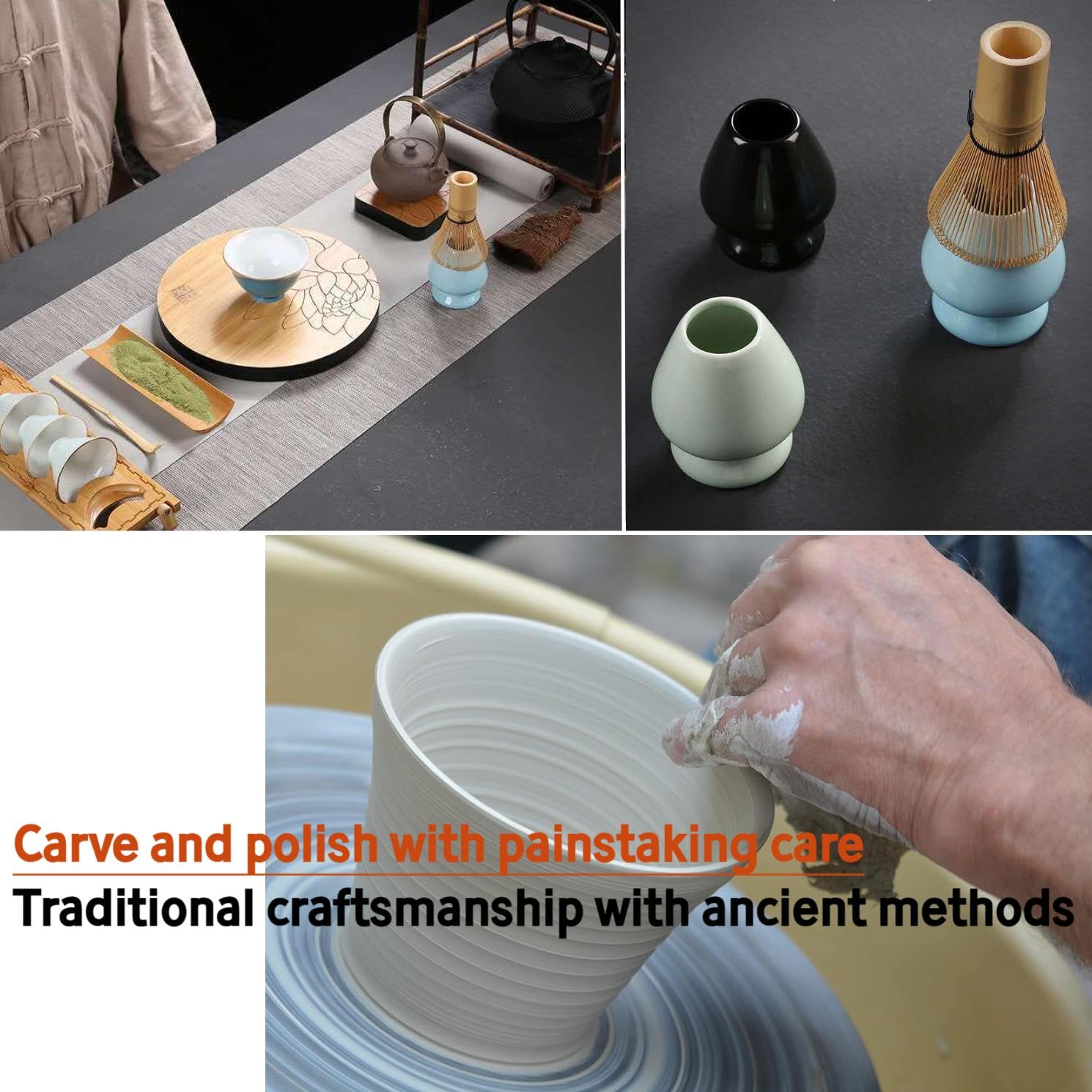 YRDGRG traditional matcha setup starter piece, a thoughtful gift for tea lovers.