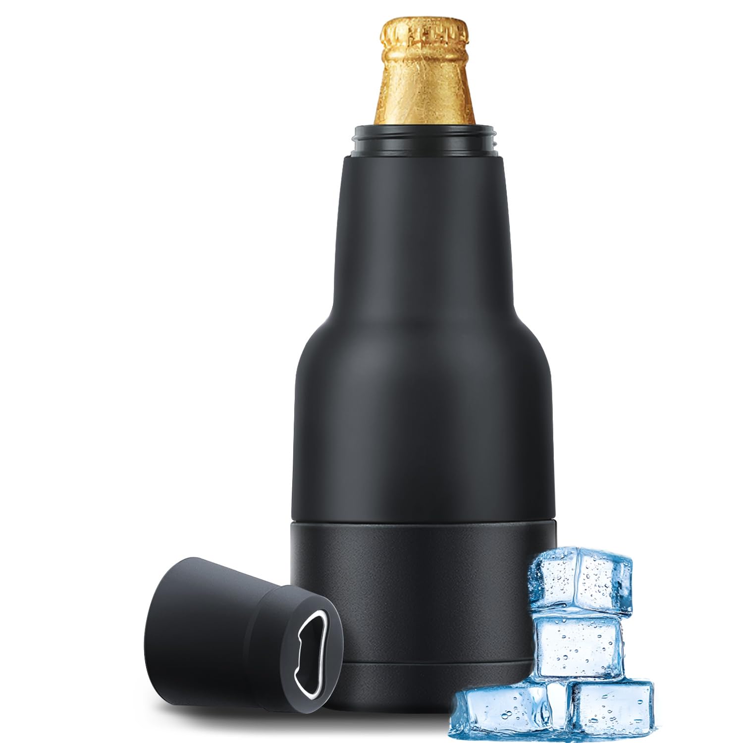 YRSENG Modelo bottle cooler fits 12oz bottles and keeps beer cold on the go.