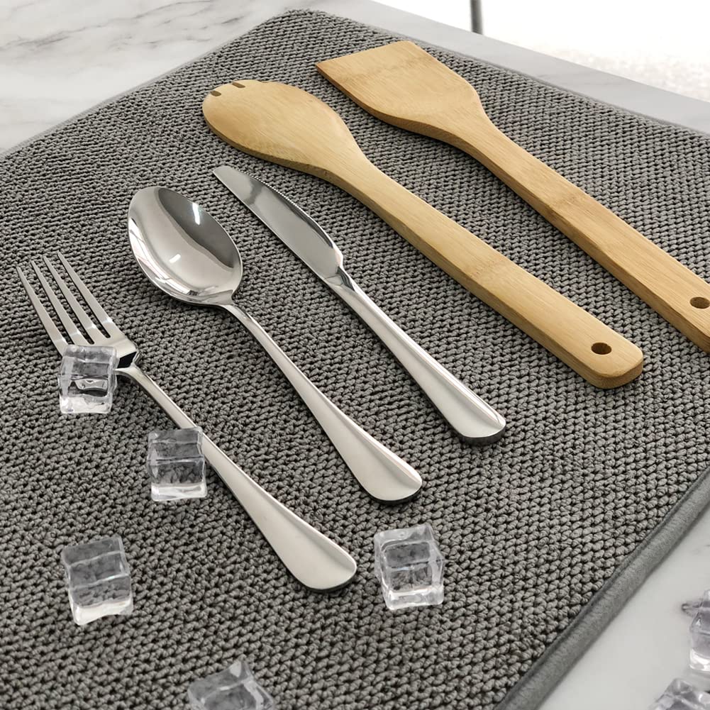 Ysanciuu dish drying mat folded compactly for simple storage after use