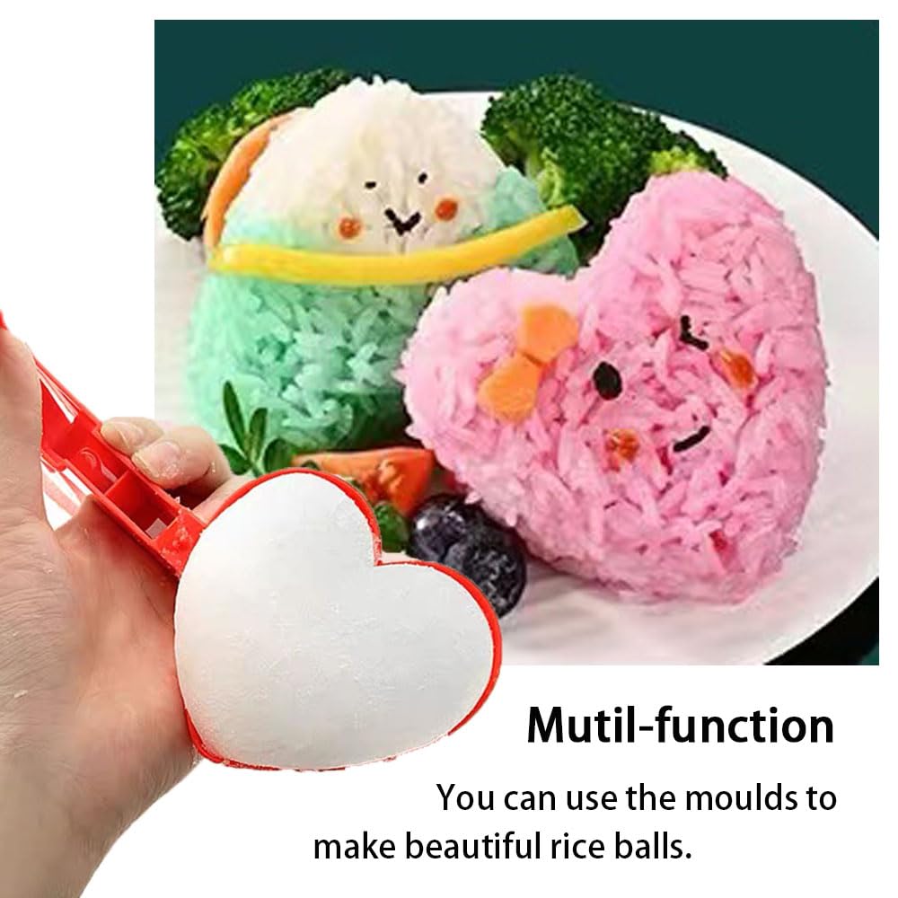 YSUNXINCT rice ball mold setup for creative plating at home.