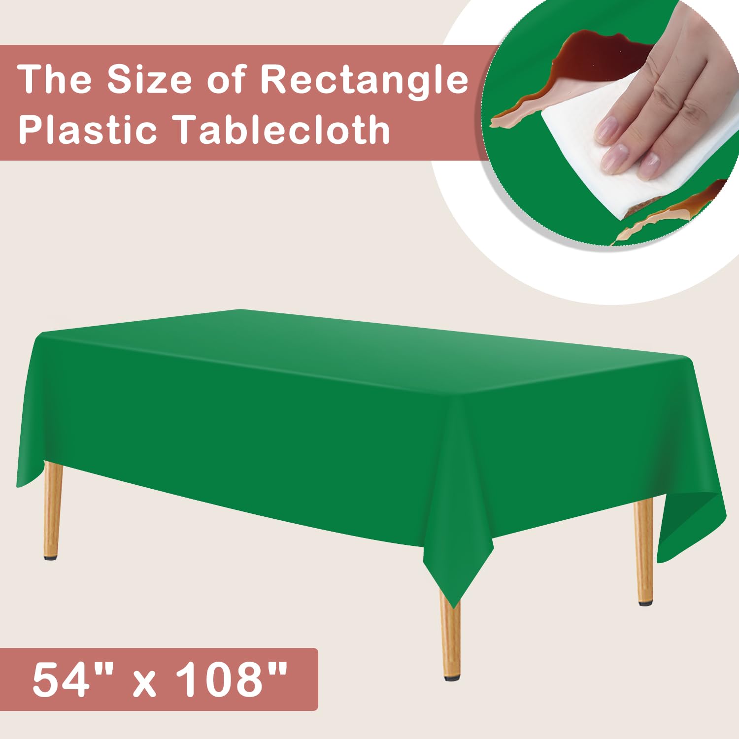 YSYJ disposable tablecloth simplifies cleanup after celebrations