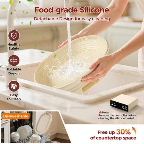YSZZYSM BPA-free silicone is durable and easy to clean