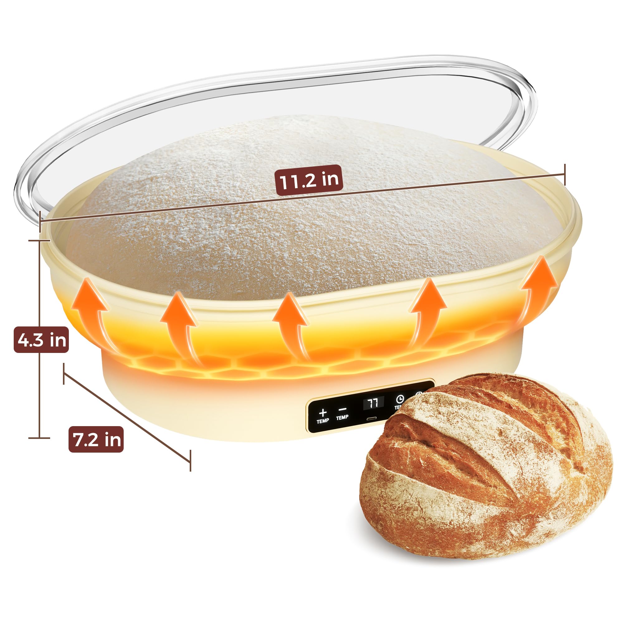 YSZZYSM multifunctional design works as a warmer and yogurt maker