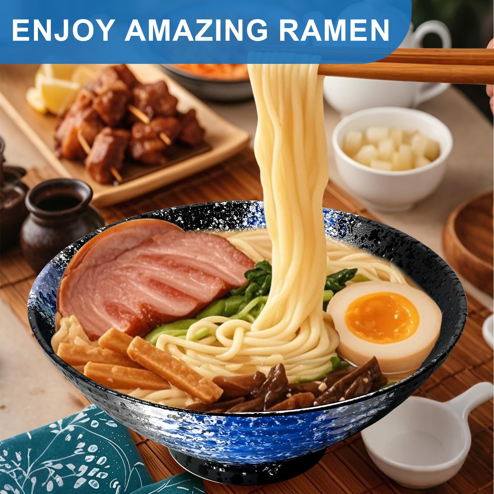 YTLEMON anti-slip bucket design keeps bowls stable on the table