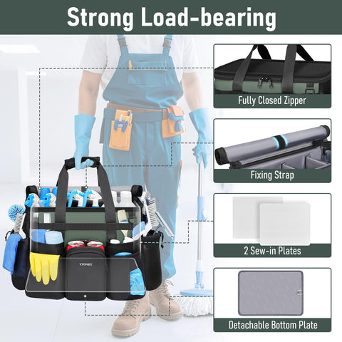 Ytonet Front pockets and organizers help quick tool access