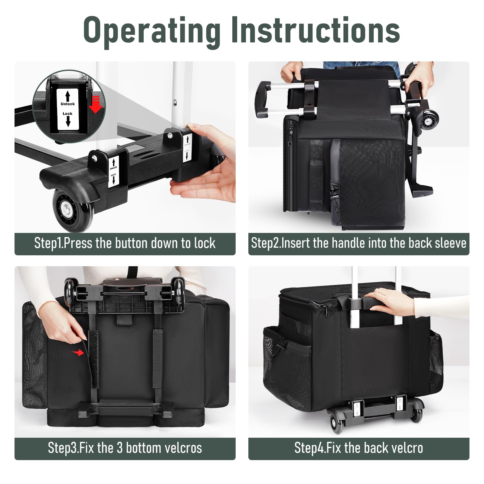 Ytonet Top seal zipper enhances security and dust resistance