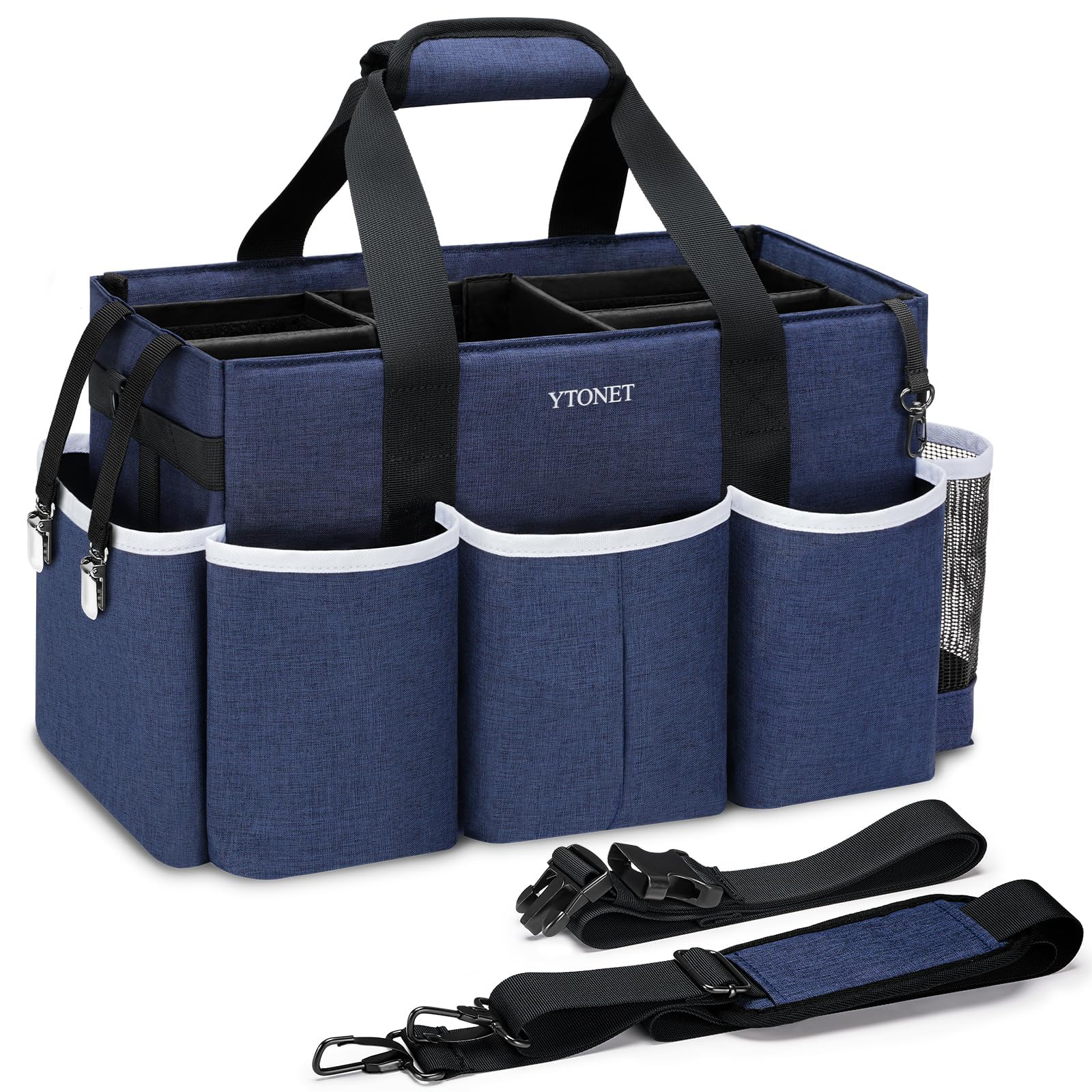 Ytonet wearable cleaning caddy shows large capacity for on-the-go organization
