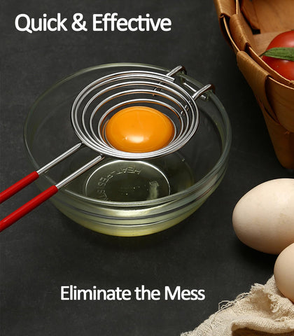Ytuomzi dishwasher-safe egg separator easy cleaning and storage