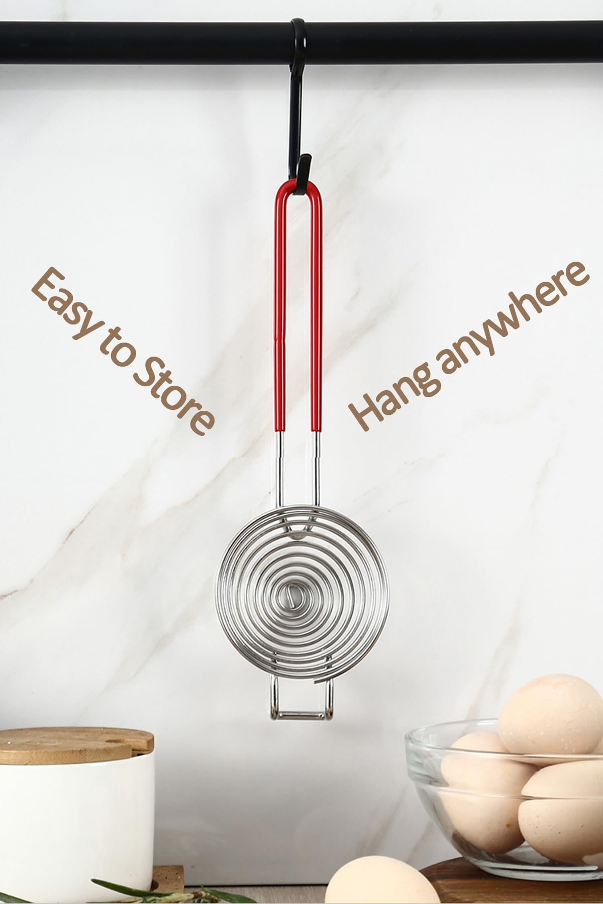 Ytuomzi stainless steel egg separator durable and food-grade for safe kitchen use