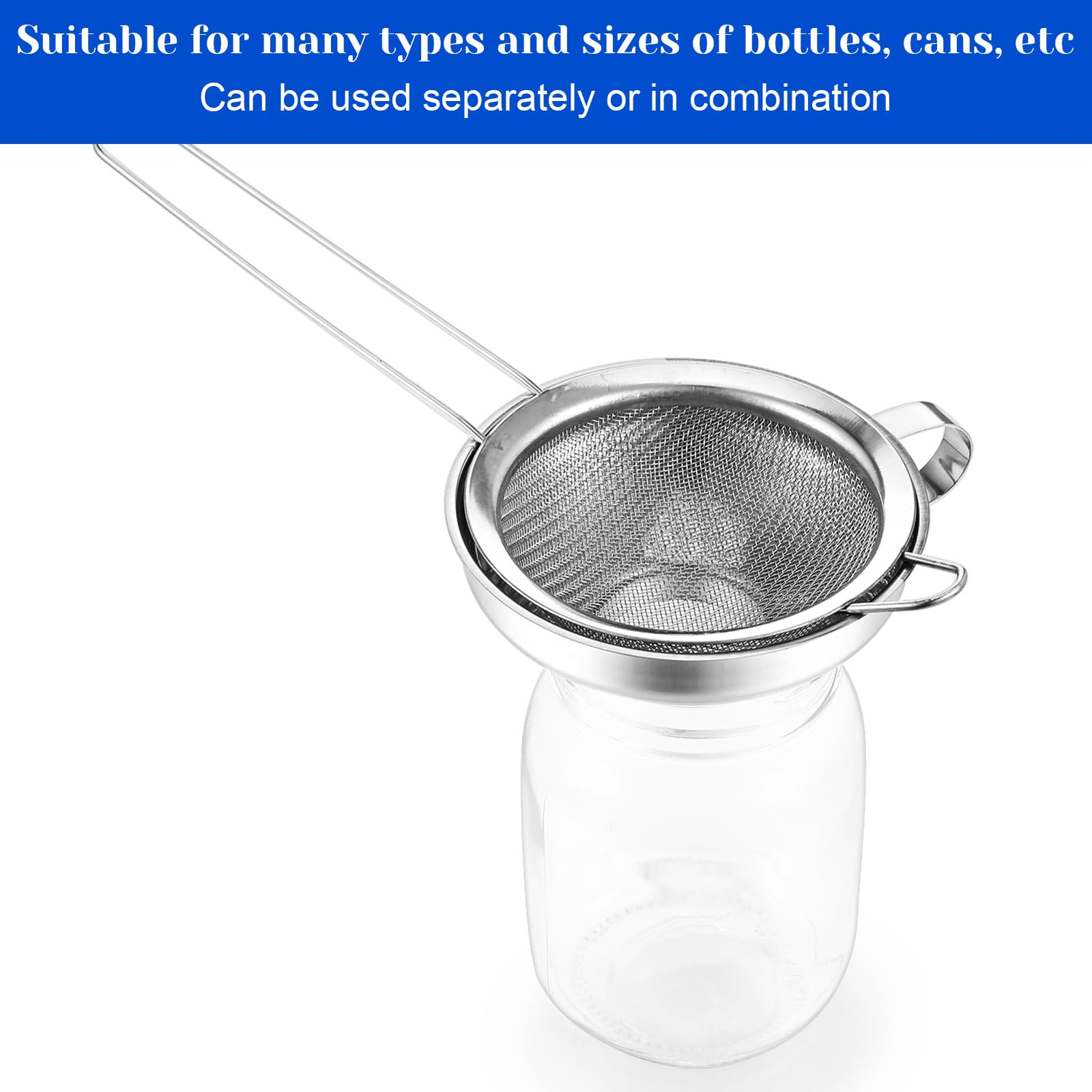 Yuanan kitchen funnel set dishwasher-safe for easy cleaning and storage.