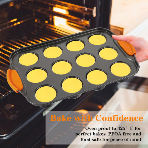 Yuanan versatile mini pans for cheesecakes, muffins, or other bite-sized desserts.